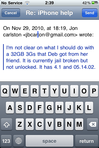 iPhone-Tipp: So zitieren Sie Text in einer E-Mail-Antwort