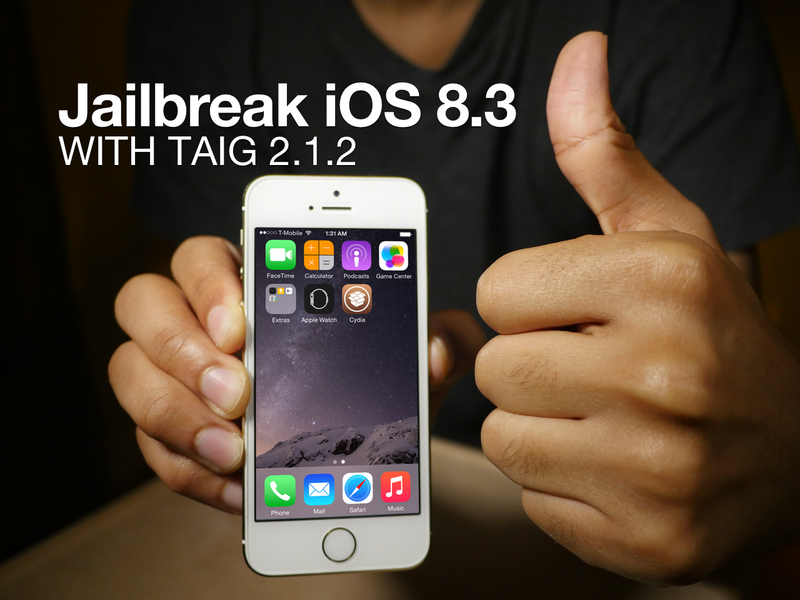 Wie man iOS 8.3 mit TaiG 2.1.2 + Cydia Substrate jailbreakt