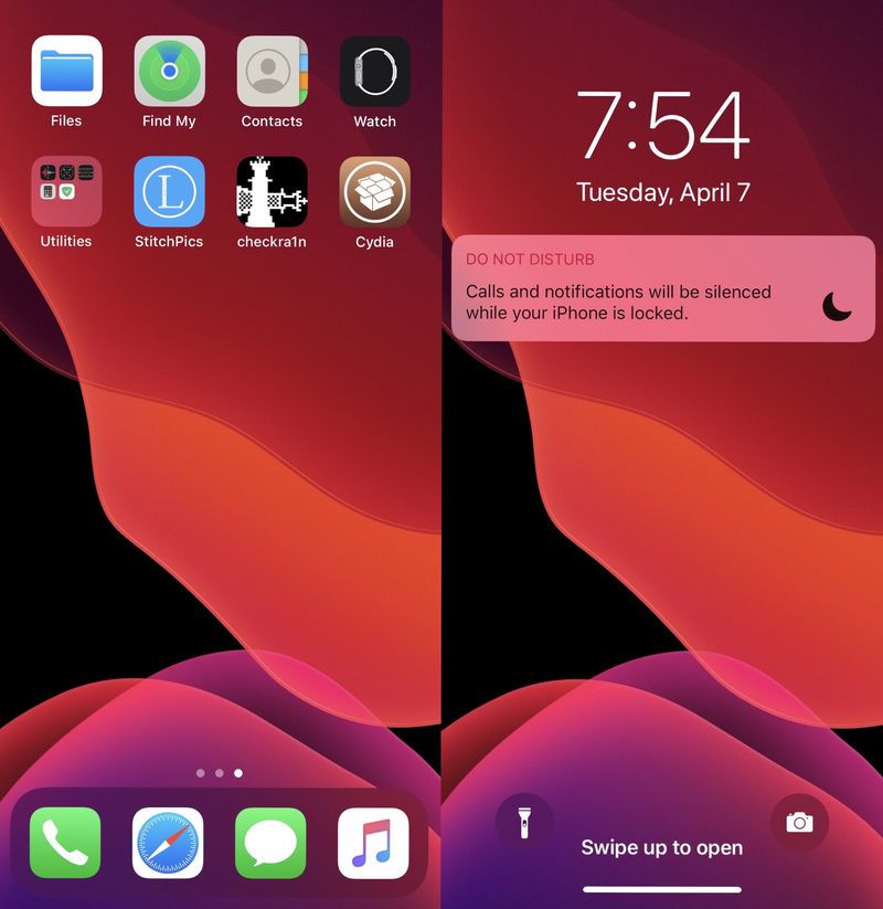 Kombinieren Sie dunkle und helle Modi unter iOS 13