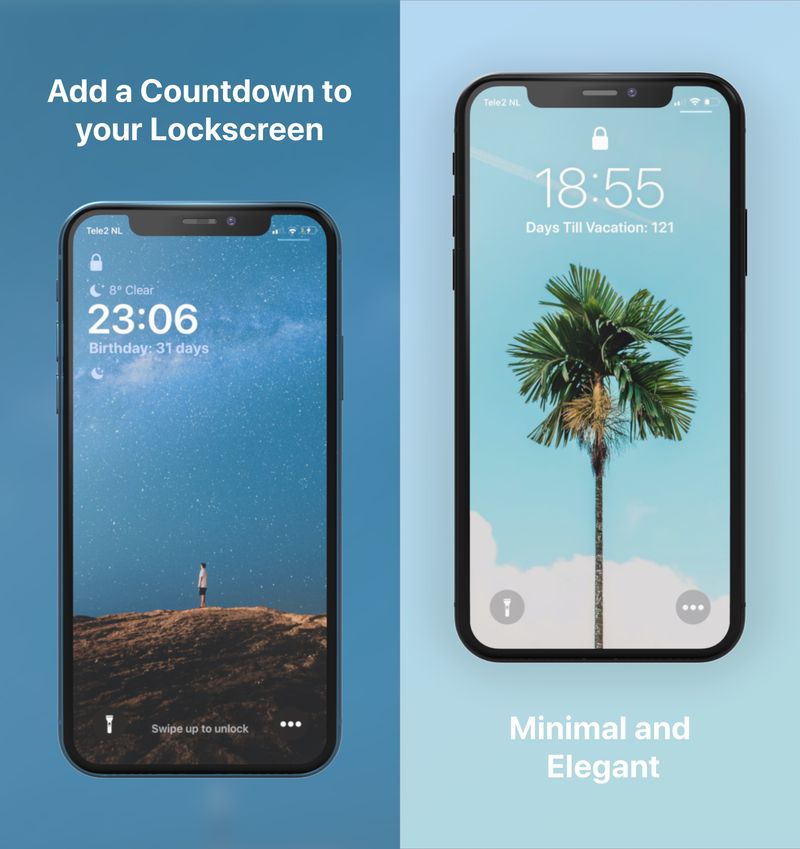 So fügen Sie dem Sperrbildschirm Ihres iPhones einen Datums-Countdown-Timer hinzu