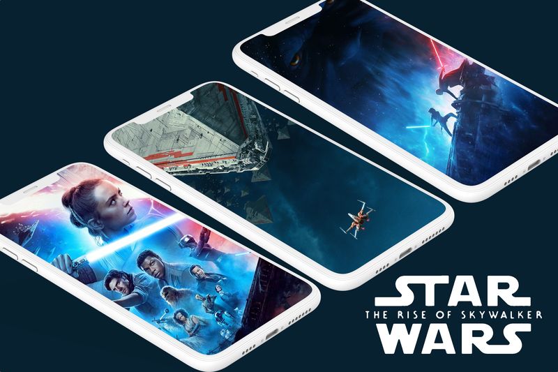 Holen Sie sich das neue iPhone-Hintergrundbild „Star Wars: Der Aufstieg Skywalkers“.