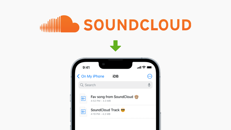 Laden Sie Musik von SoundCloud auf das iPhone herunter
