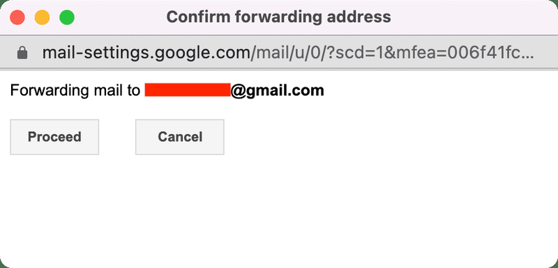 Weiterleitung von E-Mails an in Gmail