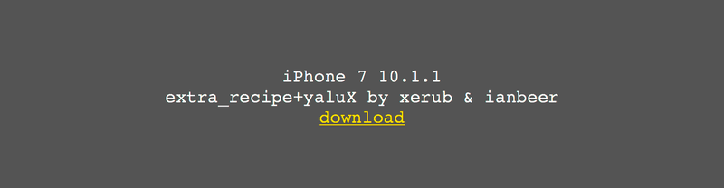 Jailbreak stabil auf iOS 10.1.1 mit extra_recipe+yaluX