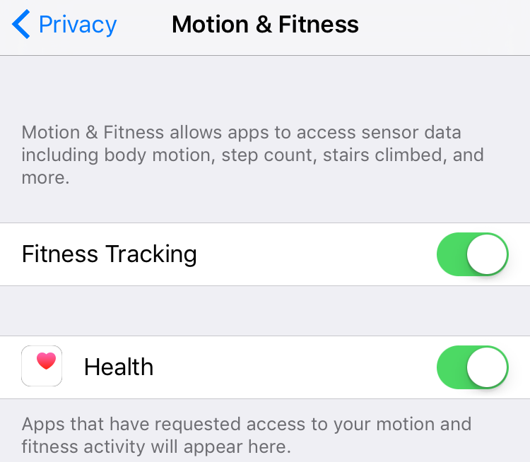 Wie kann ich verhindern, dass Ihr iPhone Ihre Schritte zählt und Ihre körperliche Aktivität verfolgt?