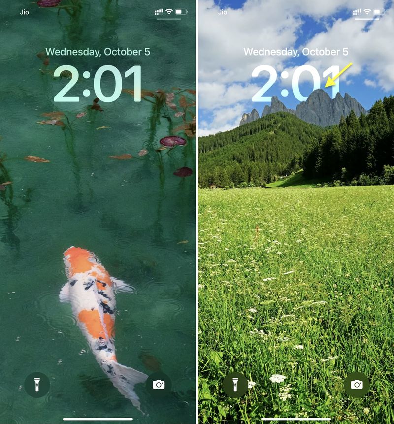 Wählen Sie das richtige Tiefeneffekt-Hintergrundbild für den iPhone-Sperrbildschirm