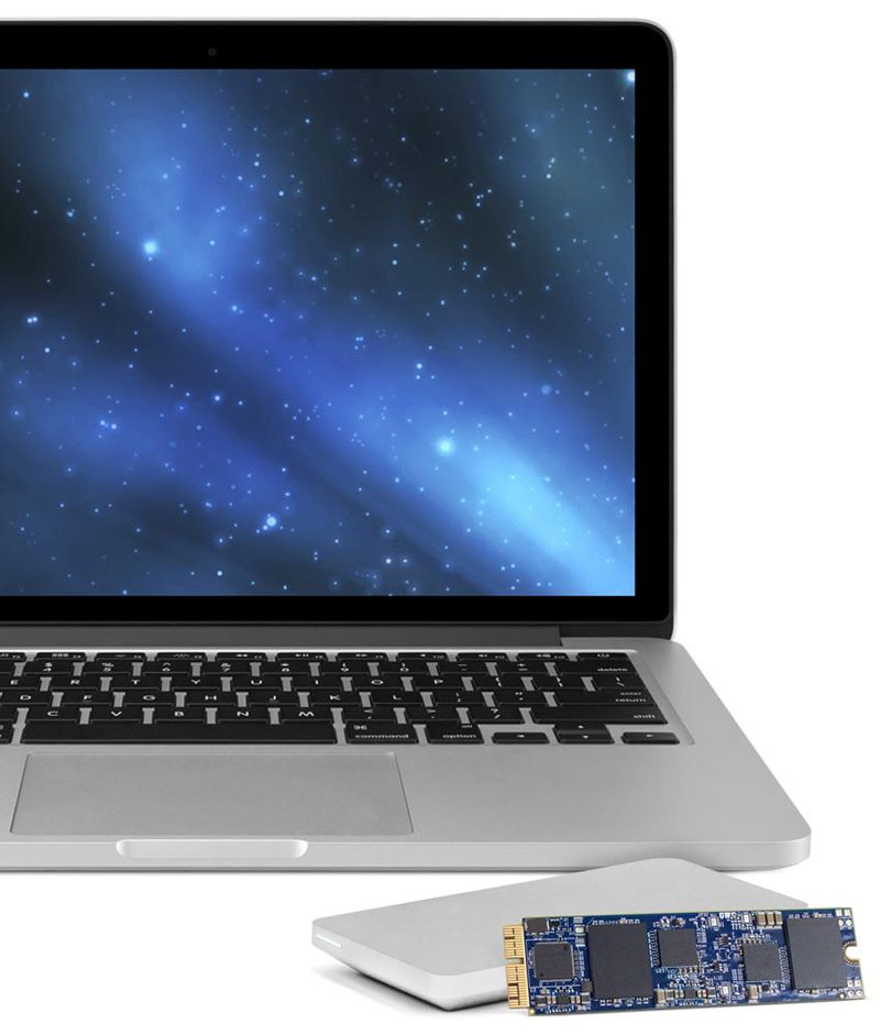 OWC Aura SSD-Upgrade für 2013 Mac Notebooks
