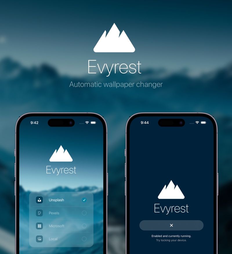 Evyrest: Ein automatischer Hintergrundwechsler für Jailbreaker und TrollStore-Benutzer