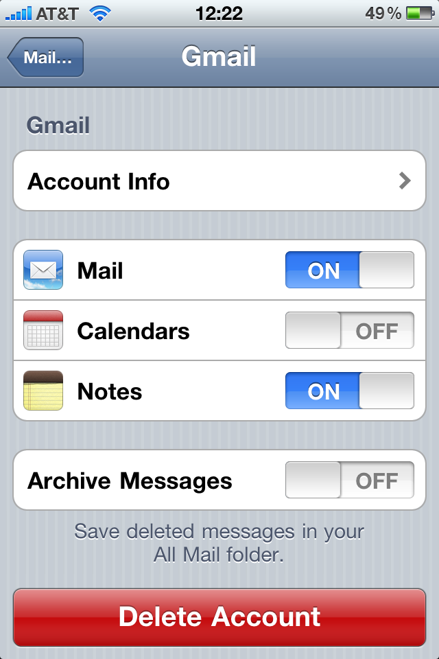 So synchronisieren Sie Ihre iPhone-Notizen mit Ihrem Gmail-Konto