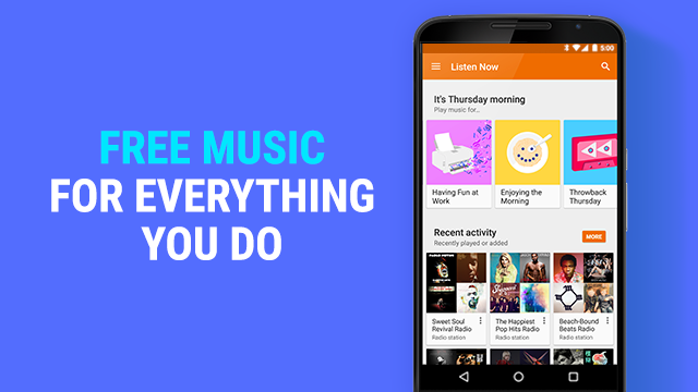 Teaser zum kostenlosen Google Play Music-Radiosender 001