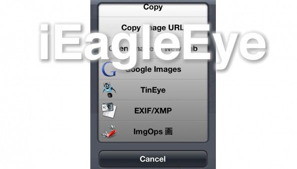 iEagleEye fügt Safari und Mail zusätzliche Bildoptionen hinzu