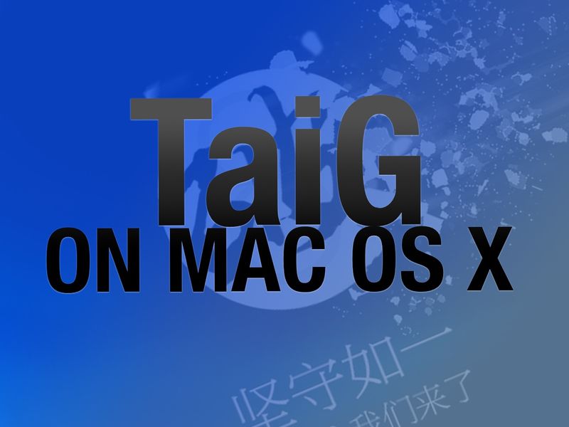 TaiG Mac OS X