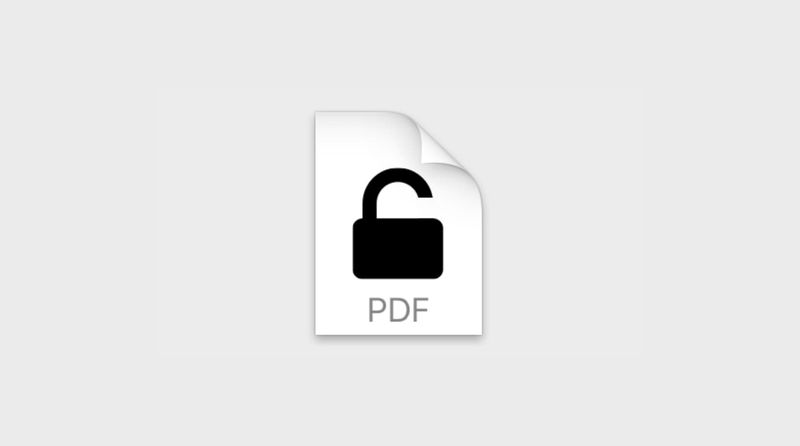 Entfernen Sie das PDF-Passwort auf dem Mac
