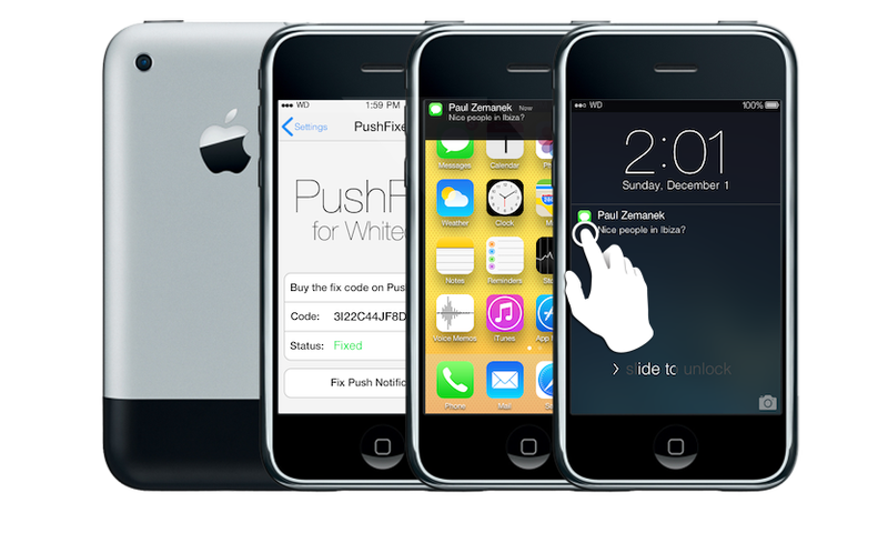 Lassen Sie Ihr altes Gerät mit Whited00r 7 wie iOS 7 aussehen