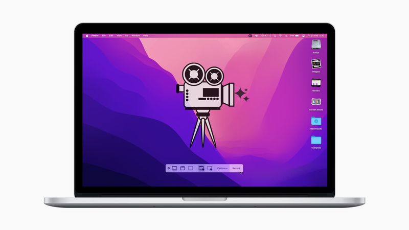 Bildschirm auf dem Mac aufnehmen