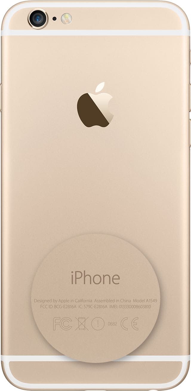 Modellnummer auf der Rückseite des iPhones