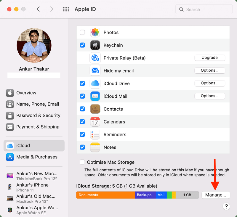 Verwalten Sie den iCloud-Speicher von Ihrem Mac aus