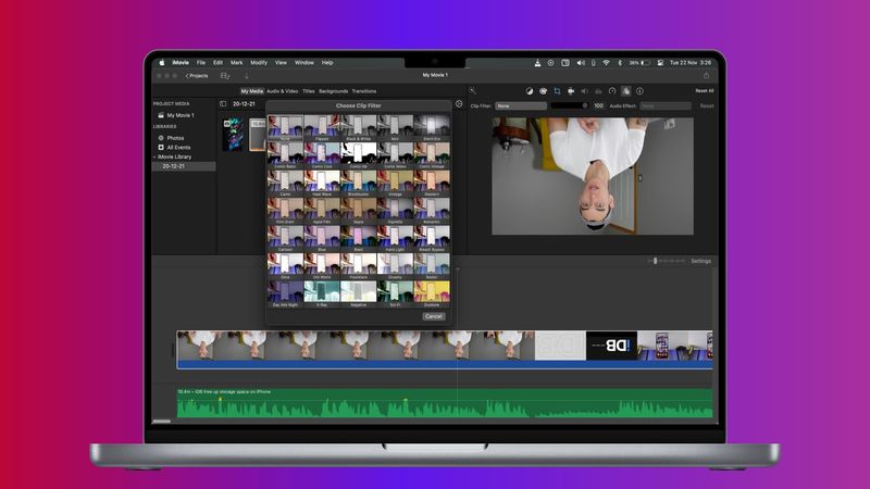 So drehen, drehen und spiegeln Sie Videos in iMovie auf Mac, iPad und iPhone