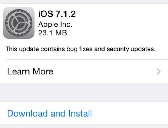 iOS 7.1.2 mit iBeacon-Verbesserungen und Fehlerbehebungen veröffentlicht