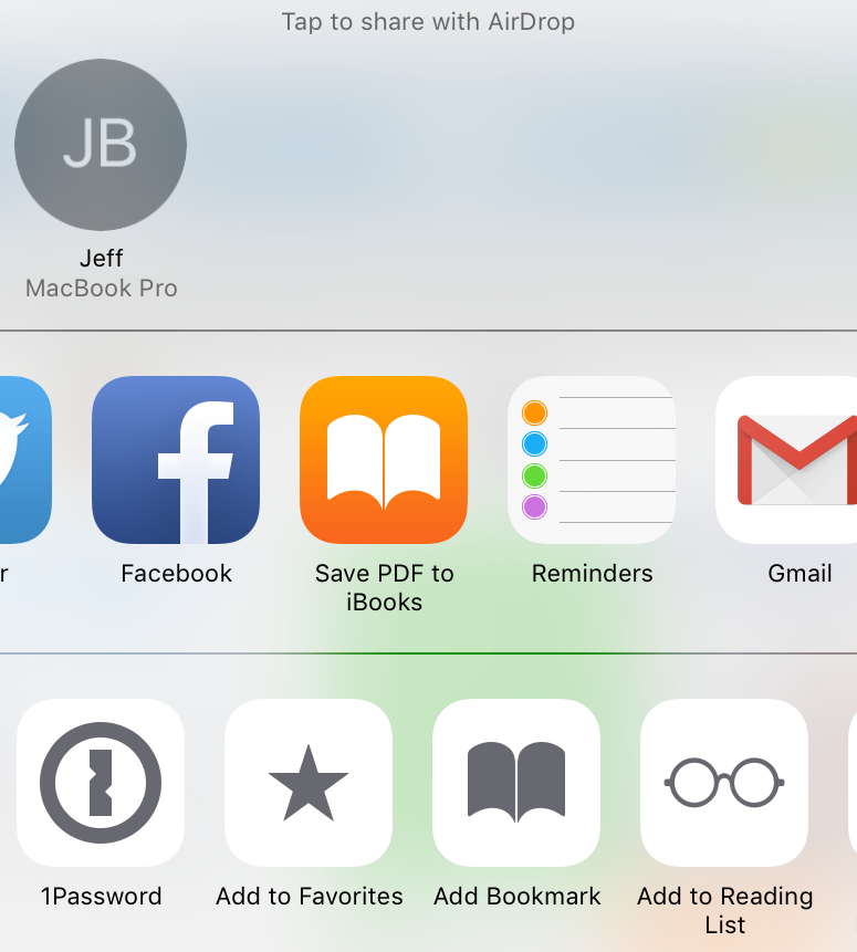 iOS 9: PDFs in iBooks speichern