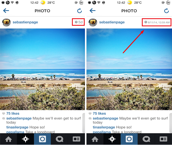 So zeigen Sie den genauen Zeitstempel von Fotos und Videos auf Instagram an