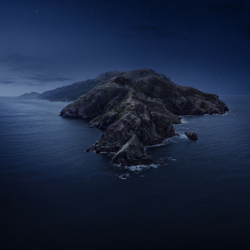 Dark Mode macOS Catalina-Hintergrundbild
