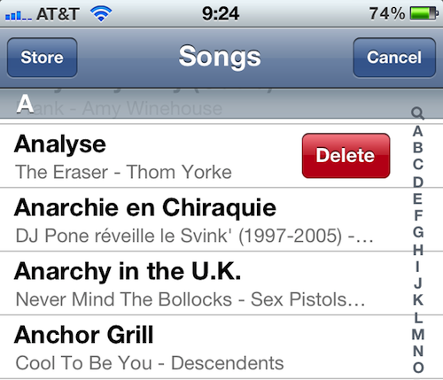 iOS-Tipp 5: So löschen Sie Songs aus der Musik-App
