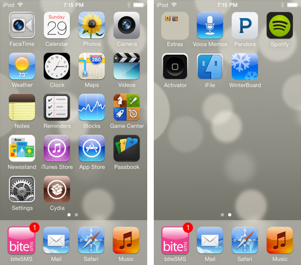 So passen Sie iOS 7-App-Symbole so an, dass sie wie iOS 6 aussehen