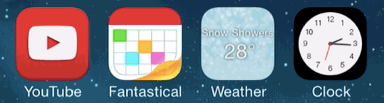 So fügen Sie Live-Wettereffekte zum Wetter-App-Symbol hinzu