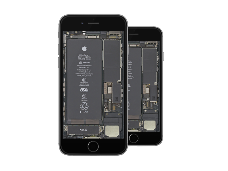 iPhones 7 interner Hintergrundspritzer
