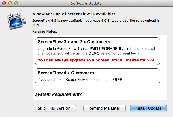 ScreenFlow 4.5 mit neuen Übergängen, asynchronen Downloads und mehr veröffentlicht