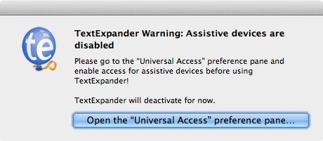Verwenden von TextExpander mit OS X 10.9 Mavericks