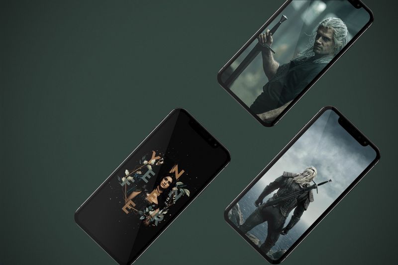 Das Witcher-Hintergrundbild für das iPhone-Paket