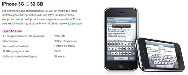Das iPhone 3G S: 256 MB RAM und ein 600-MHz-Prozessor