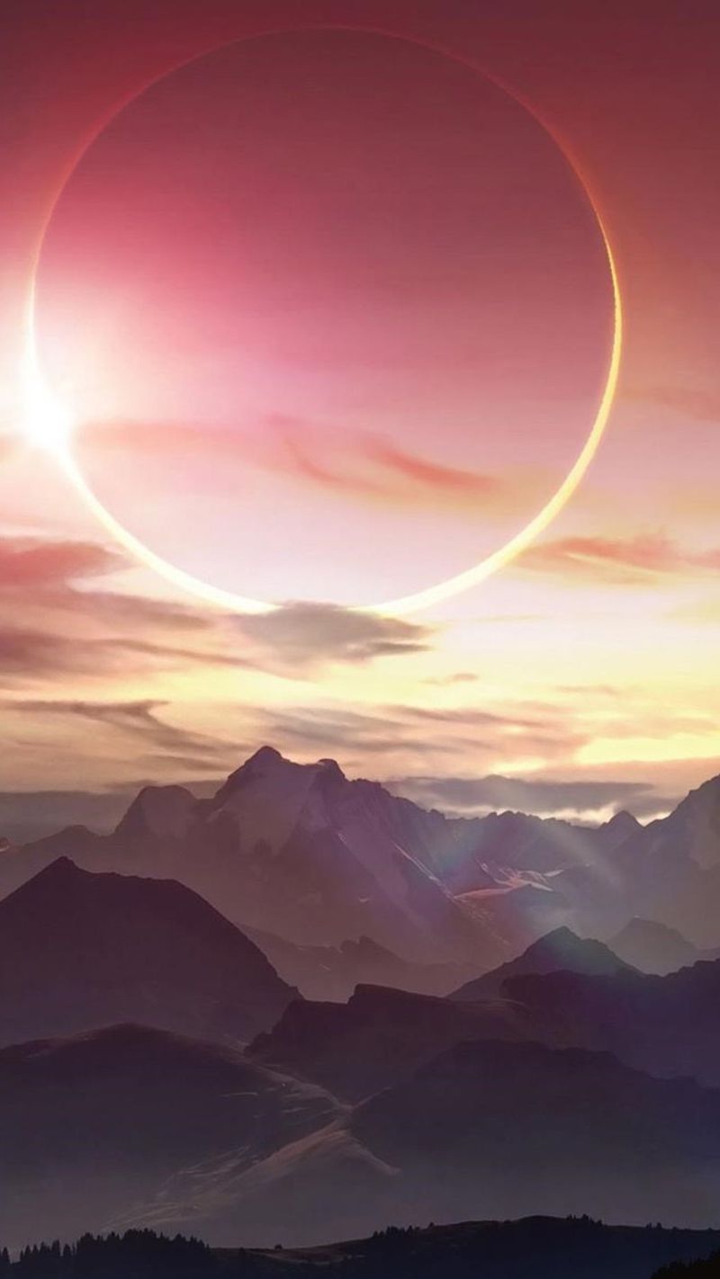 Sonnenfinsternis-Hintergrundbilder