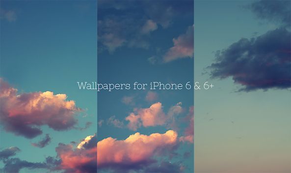 Wunderschöne Sonnenuntergangs- und Wolken-Hintergrundbilder für iPhone 6 und 6 Plus