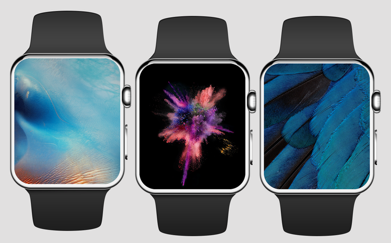 Von iOS inspirierte Hintergrundbilder für die Apple Watch